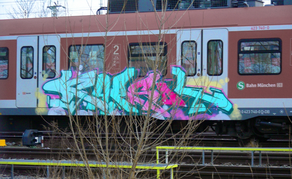 DB Schäden durch Graffiti bei der SBahn München