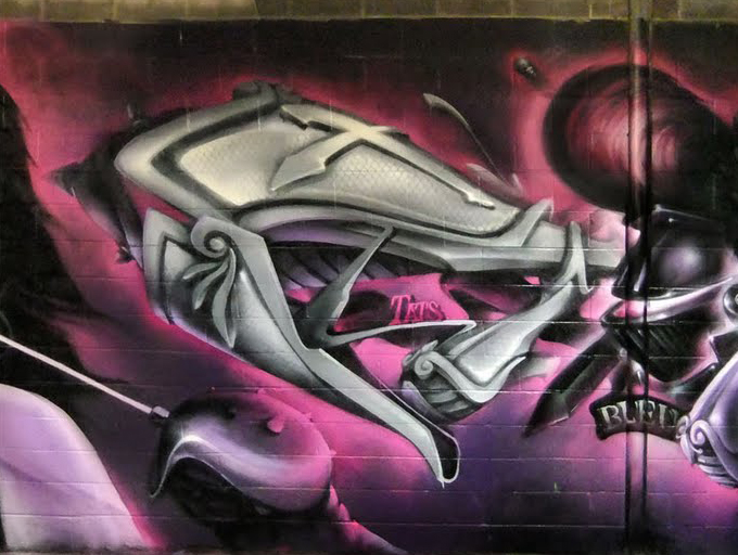 Totem Knight Style I Love Graffiti DE