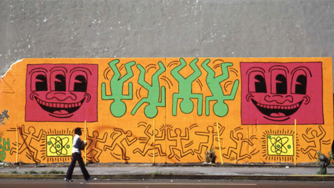 Das Original: Keith Haring Mural von 1982